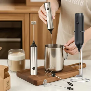 Factory Wholesales Automatic Mixer Wireless Milk Frother USB Rechargeable