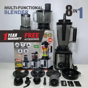 Factory direct Multifunctional 8 in 1 Blender Machine Electric Mixer Grinder Blender Juicer and Blender Mixer