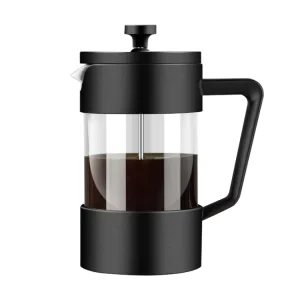 Factory direct black coffee french press glass french press travel
