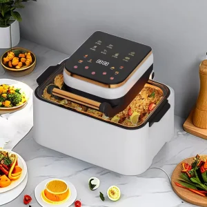 Factory in Stock 13L Electric Air Fryer with Smart Touch Screen Oil Free Convection Oven for Home Use Support OEM ODM