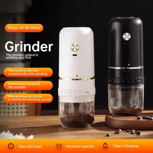 Fast Grinding Electric Ceramic Core Steel Burr Espresso Grinder Burr Mill Kitchen Office Home Use Bean Grinder