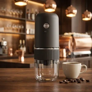 Fast Grinding Electric Ceramic Core Steel Burr Espresso Grinder Burr Mill Kitchen Office Home Use Bean Grinder
