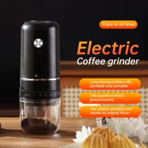 Fast Grinding Electric Ceramic Core Steel Burr Espresso Grinder Burr Mill Kitchen Office Home Use Bean Grinder
