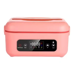 Fast Heating 1L 2L Portable Electric Stainless Steel Lunch Box Rechargeable Water free Camping Car Use LED Household Outdoor