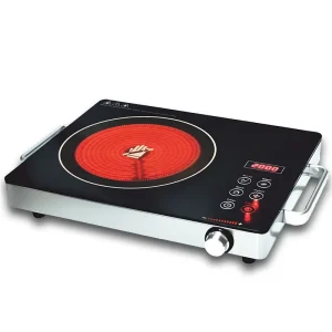 Fast Heating 2000 Watt Ceramic Hot Plate Household Appliance Single Burner Infrared Induction Cooker