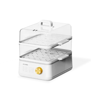 Fast Steam Mechanical Timer Electric Steamer 2 Multi Layer Square Electric Steamer