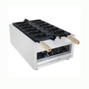 Fish Shape Waffle Maker Taiyaki Machine 6 Pcs Korea Taiyaki Making Machine Non stick Coating Bakeware Snack Machine