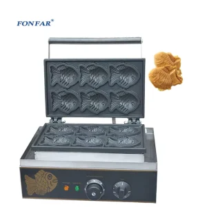 Fish Taiyaki Cake Maker Core Motor Component Fish Shaped Taiyaki Wafer Cake Making Equipment