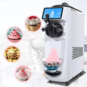 Flavor Soft Ice Cream Maker Frozen Yogurt Machine