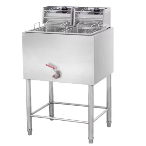Floor Style Electric Deep Fryer Commercial Potato Chips Fryer KFC Frying Equipments Churro Machine and Fryer