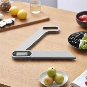 Fold Small Digital Kitchen Scale With Hanging Hole Electronic Kitchen Scale Foldable Design for Easy Storage