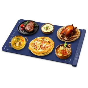 Foldable Warming Cutting Board 350W 220V-240V 60/80/100°C Temperature 1-4 Hours Timer 1.6m Power Cord Length