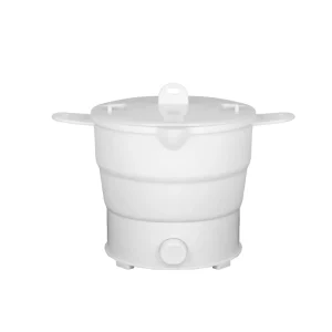 Folding Electric Hot Pot Lunch Box Self Cooking Rice Cooker