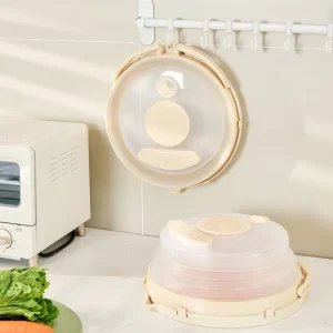 Folding Kitchen Microwave Oven Cover Multifunctional Silicone Dish Cover Heat Resist Cooking Food Cover