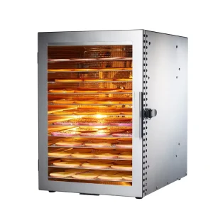 Food Dehydrator 12 Trays Beef Dryer 24h Timer Drying Vegetable Portable Fruit Dehydrator for Home Use