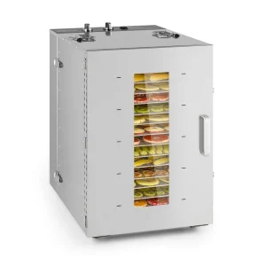 Food Dehydrator Stainless Steel Fruit Vegetable Dryer Pet Food Multi Function Electric Heating Drying SS-16-TD 220V