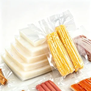 Food Grade PET PE Vacuum Sealer Bags Moisture Proof Transparent Plastic Pouches for Meat Seafood Sous Vide