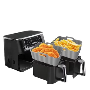 Food Grade Reusable Non Stick Silicone Oven Baking Dishes Rectangular Easy Collapsible Pans for Home Kitchen Air Fryer Cake