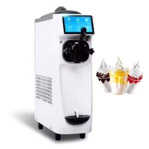 Food Grade Soft Serve Ice Cream Making Machine Stainless Steel Commercial Ice Cream Maker Mini Ice Cream Machine