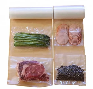 Food Grade Sous Vide Bags Vacuum Sealer Bags Vacuum Bag for Food Transparent Eco friendly Food Package Plastic Roll