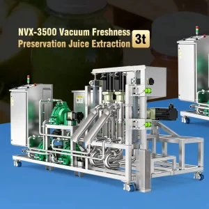Food Grade Stainless Steel Cold Press Anaerobic Juicer High Yield Fruit Vegetable Juicing Machine for Drink Production Line