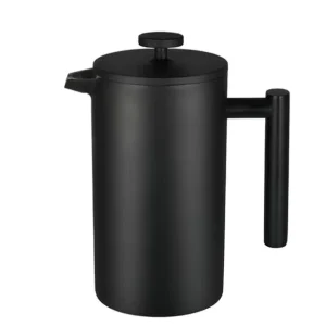 Food Grade Stainless Steel Double Wall Portable Manual French Press Coffee Maker Eco Friendly Ethiopian