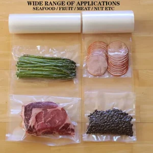 Food Grade Vacuum Sealer Bags BPA Free PA PE Household Food Storage Rolls for Refrigerator Preservation