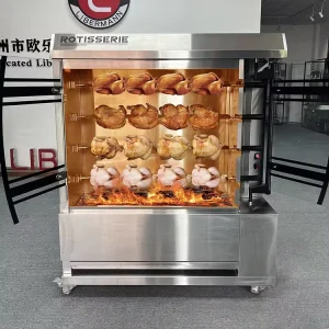Food Making Machine Commercial Chicken Grill Roaster Oven Rotisserie Oven Gas Charcoal Chicken Rotisserie Machine