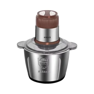 Food Mixer Modern Design 2L Stainless Steel Meat Blender Food Chopper Meat Grinder Fufu Pounding Machine Electric Food Processor
