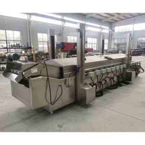 Food Processing Line Continuous Fish Fryer Freidora Electrica Gas Fryer Chips Machine Deep Fryer Chips Making Machine