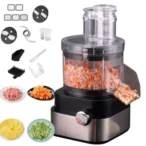 Food Processor Shredder Vegetable Dicing Machine Carrot Potato Onion Granular Cube Cutting Machine