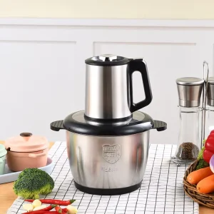 Food Processor and Vegetable Meat Chopper Slicers Electric Mini 2l 3l Meat Grinder Machine for Home Kitchen Commercial Use