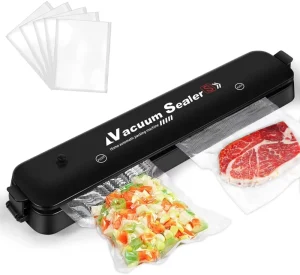 Food Saver Vacuum Sealer Packing Machine Electronic Automatic Kitchen Home Vacuum Food Sealer Bag