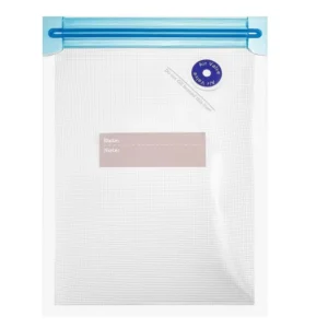 Food Storage Plastic Bag Household Reusable Vacuum Food Sealer Bag with Hand Pump Sealing Clips