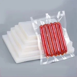 Food Vacuum Bag Transparent Compression Vacuum Bag for Food Storage Secure Meat Packaging