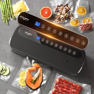 Food Vacuum Sealer 4 Mode Vacuum Sealer With Voltage Protection and Tool Less Disassembly Technology