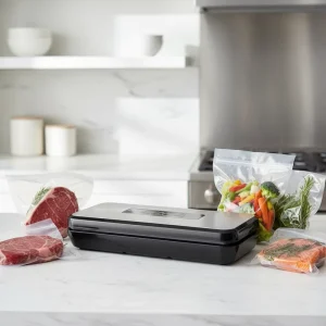 Food Vacuum Sealer Machine Bag Food Sealers Built in Roll Bags Vacuum Sealer