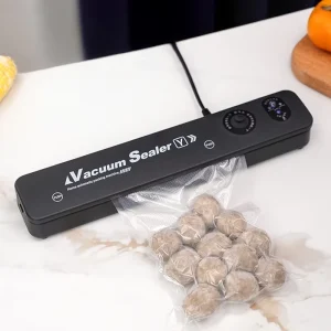 Food Vacuum Sealer Portable Automatic Sealing Machine for Home Kitchen Vacuum Packer for Meat Vegetables Fruits