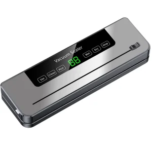 Food Vacuum Sealers Machine Automatic Vacuum and Seal Function Dry and Wet Modes Built-in Cutter