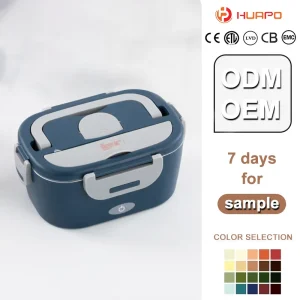 Food Warmer 12V 24V 110V 220V Tiffin Electric Lunch Box for Indoor Outdoor