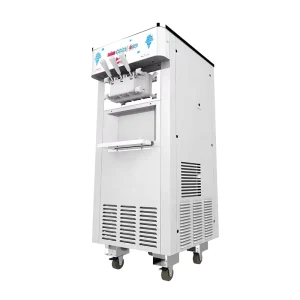 For Commercial Automatic New Soft Ice Cream Machine 3 Flavors Frozen Yogurt Maker