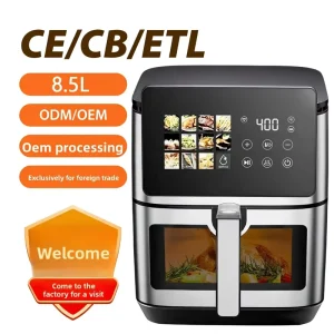 Foreign Trade Air Fryer Household Plastic Heating Intelligent Potato Chips Machine Large Capacity Electric Fryer Teflon