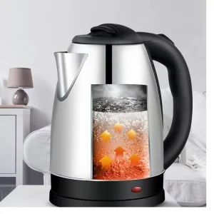 Foreign Trade Stainless Steel 2L Electric Kettle Food Grade Automatic Shut Off 3C Certified Household Hotel Commercial Use Water