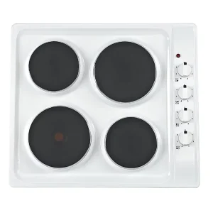 Foshan 4 Burners Built in Electric Hotplate Hob Cooktop with 5500W Stainless Steel Surface in Silver