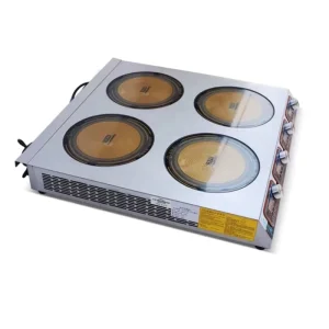 Four 4 Burners 3.5kw Electric Ceramic Hot Plate 3500w Cooktop with Stainless Steel 4 Digital LED Display Temperature Adjustment
