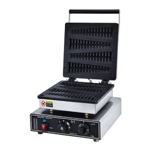 Four Tree shaped Crisp Machine Commercial Electric Waffle Machine with Thickened Stainless Steel and for Coating