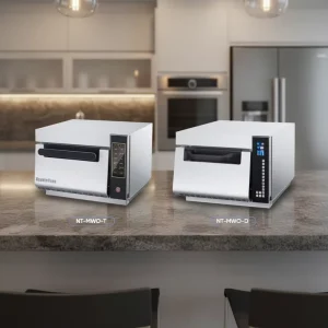 Freestanding Rapid Baking Microwave Oven Set Grill Toaster Digital Smart Touch Control Multifunctional 3 in 1 Design Bakery Use