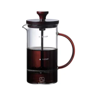 French Press Coffee Maker 400ML 304 Stainless Steel French Press with Filter Heat Resistant XT13