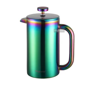 French Press Coffee Maker Double Wall Insulated Stainless Steel French Press