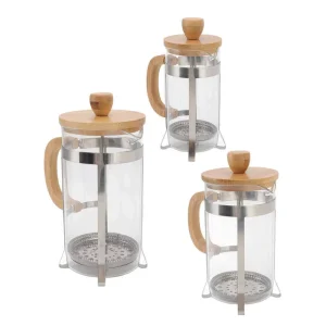 French Press Coffee Maker Hand Pressed French Press Pot for Home Office Camping Home Party
